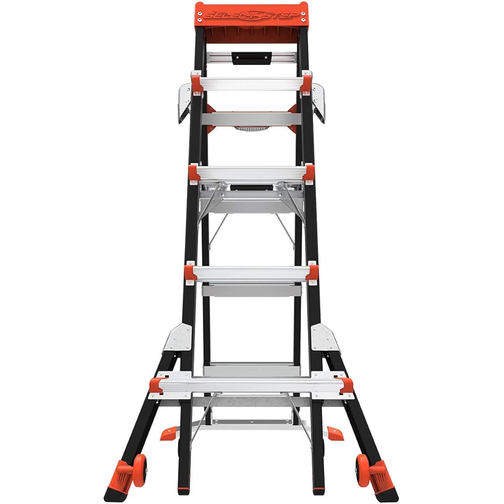 Little Giant Ladders, Select Step, 5-8 foot, Stepladder, Fiberglass, Type 1AA, 375 lbs weight rating, (15130-001) Little Giant Ladder