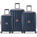 | DELSEY PARIS Carrousel Hardside Expandable Luggage with Spinner Wheels, Navy, 3 Piece Set (21/24/28) | Suitcases