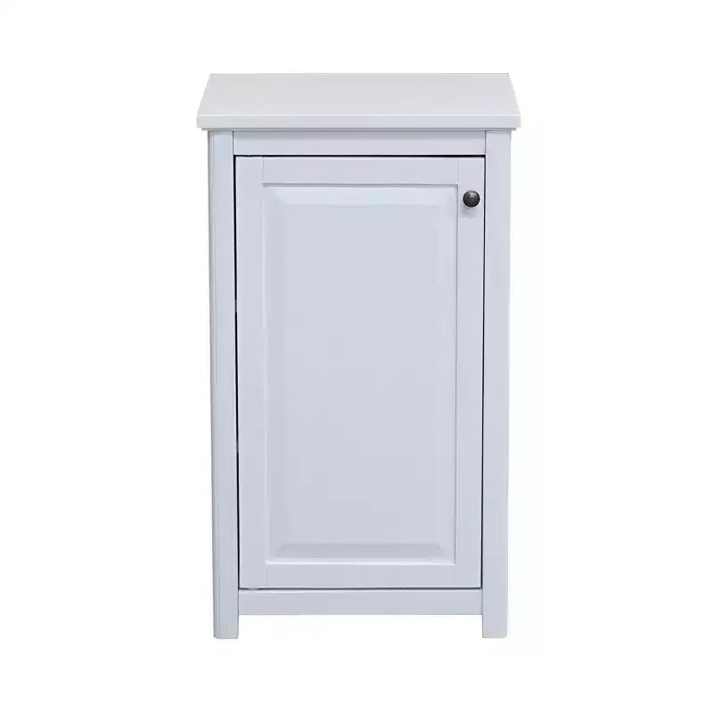 Dorset Bathroom Storage Tower with Open Upper Shelves and Lower Cabinet - Alaterre Furniture