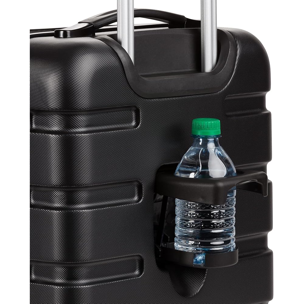 | SwissGear 7366 Hardside Expandable Luggage with Spinner Wheels, Black, Carry-On 19-Inch | Carry-Ons