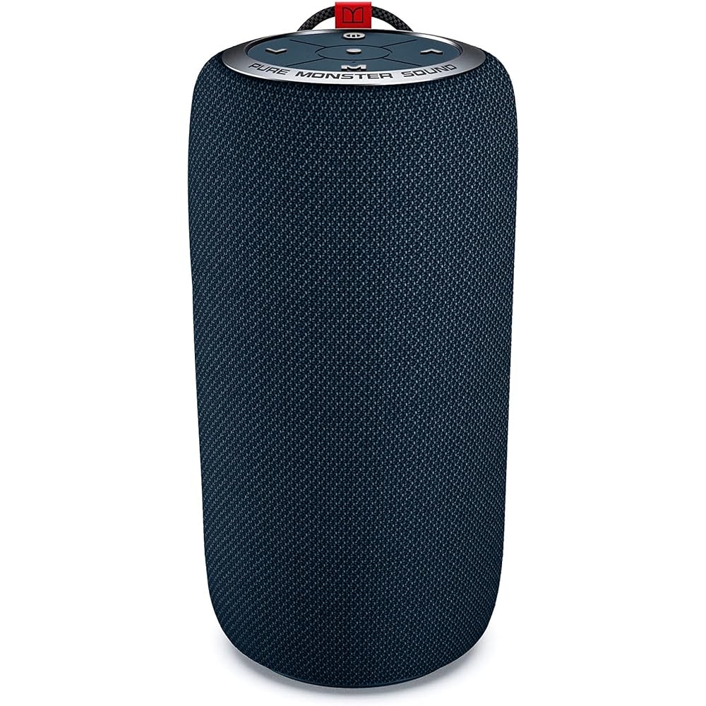 Monster S310 Bluetooth Speaker, Portable Bluetooth Speaker, 30W True Wireless Stereo Pairing Deliver Dynamic Sound, Waterproof Speaker, Bluetooth 5.2 Built-in Mic, 24H, for Family Outdoor