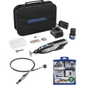 Dremel 8250 Cordless Brushless Rotary Tool Kit, Flex Shaft Attachment and 160 Piece Rotary Tool Accessory Set