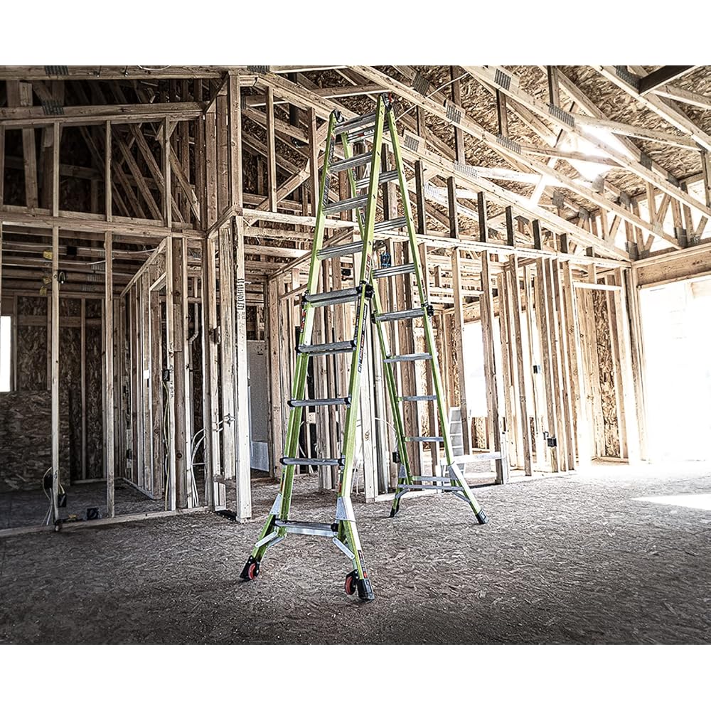 Little Giant Ladder Systems Dark Horse 2.0, M22, 22ft, Multi-Position Ladder, Fiberglass, Type 1A, 300 lbs Weight Rating, (16122-001)