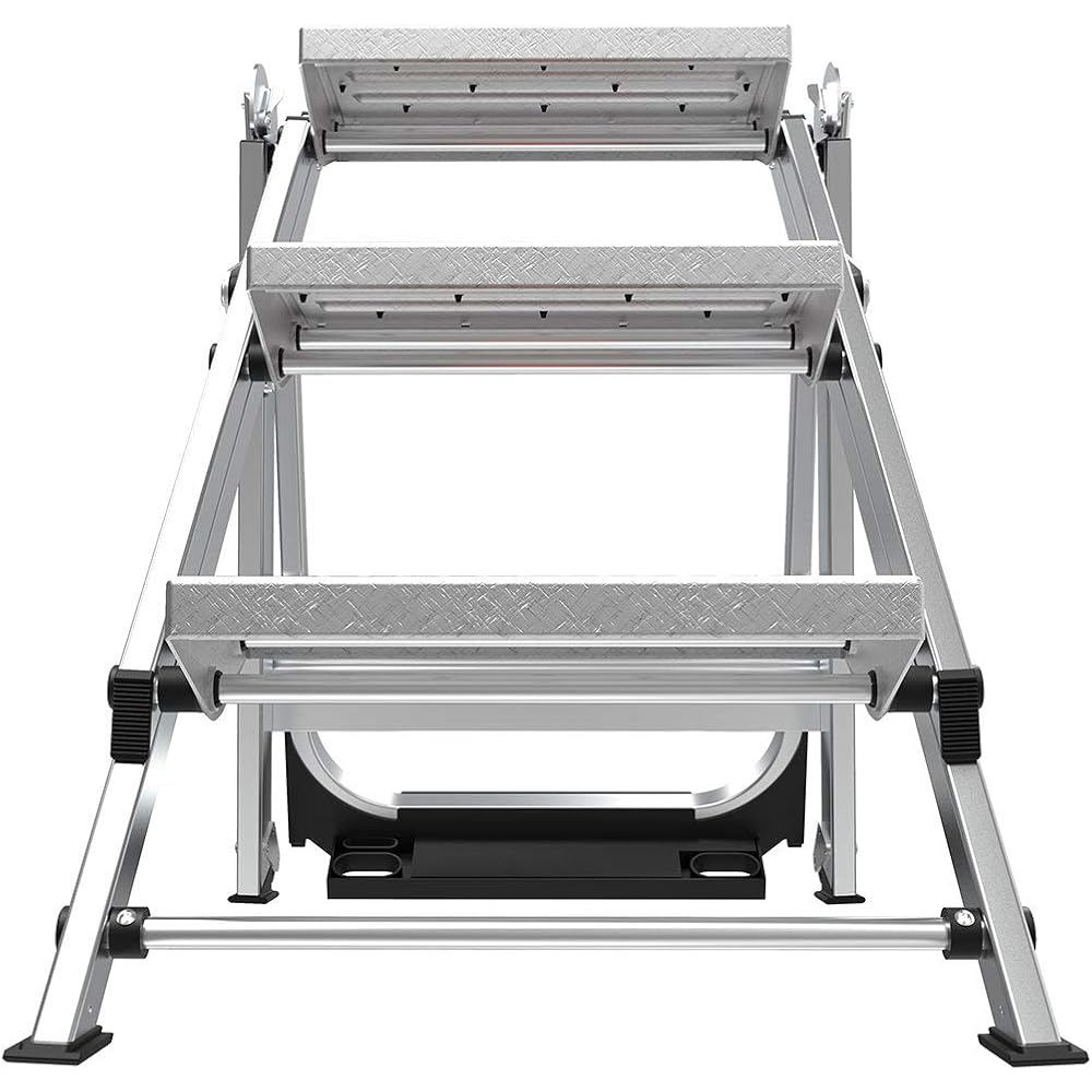 Little Giant Ladders, Safety Step, 3-Step, 3 Foot, Step Stool, Aluminum, Type 1A, 300 lbs Weight Rating, (10310BA)