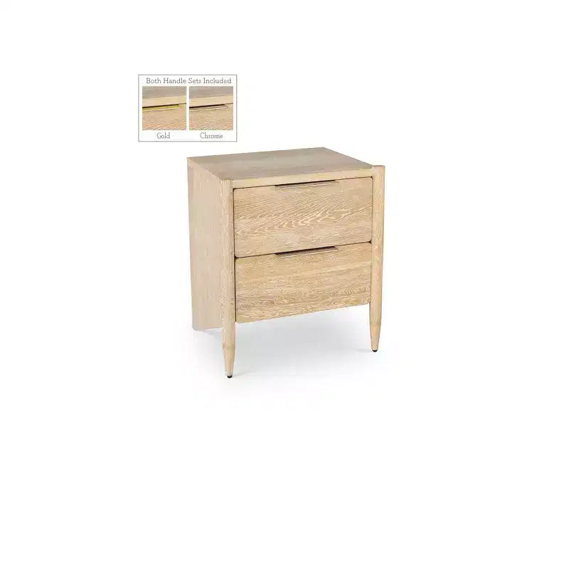 Meridian Furniture,Oakwood White Oak Nightstand