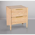 Meridian Furniture,Oakwood White Oak Nightstand