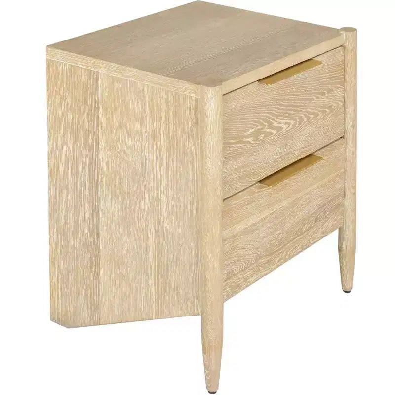 Meridian Furniture,Oakwood White Oak Nightstand