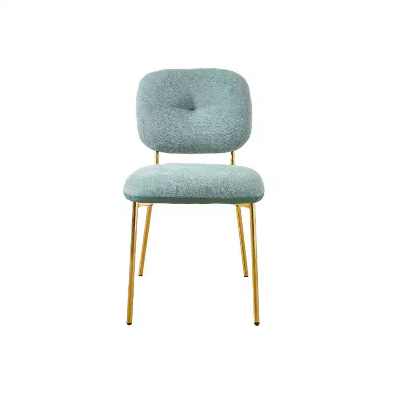 Set of 2 Dining Chair Upholstered Accent Chairs Dinner Chair with Metal Legs, Space-Saving Contemporary Kitchen & Dining Room Seating - Modernluxe