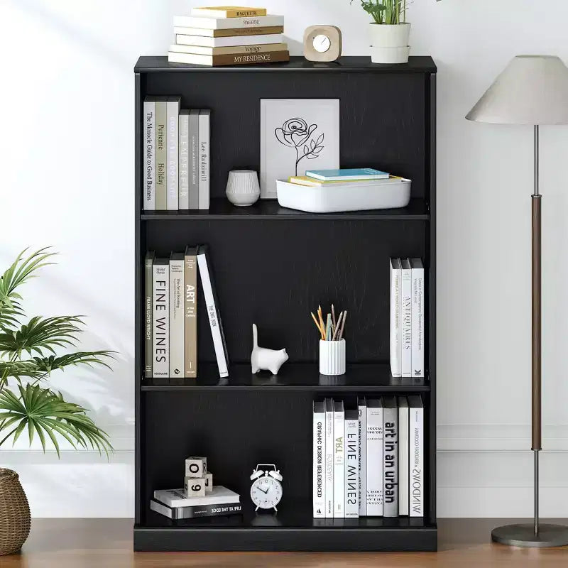PexFix Wood Grain Storage Cabinet Bookshelf for Living Room Office Bedroom