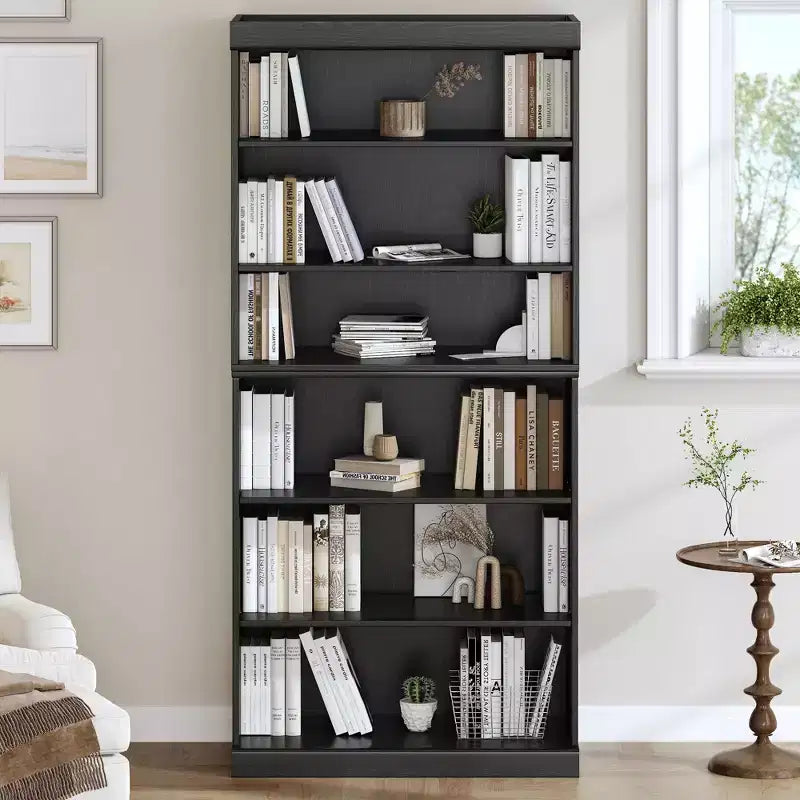 PexFix Wood Grain Storage Cabinet Bookshelf for Living Room Office Bedroom