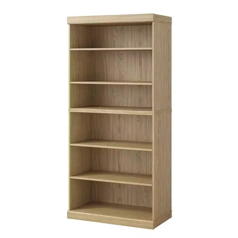 PexFix Wood Grain Storage Cabinet Bookshelf for Living Room Office Bedroom