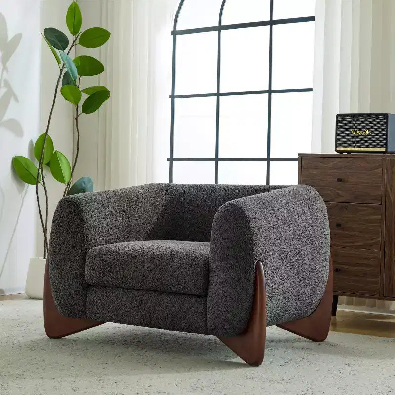 Christopher Knight Home Arcy Contemporary Boucle Upholstered Club Chair