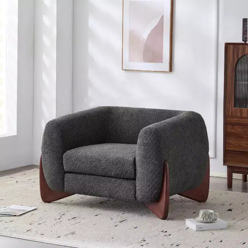Christopher Knight Home Arcy Contemporary Boucle Upholstered Club Chair