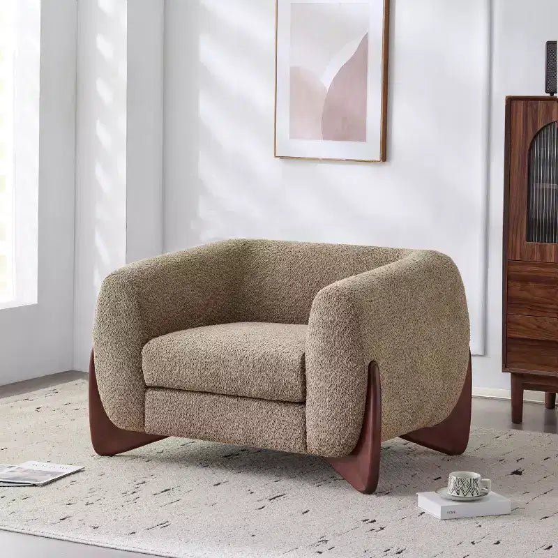 Christopher Knight Home Arcy Contemporary Boucle Upholstered Club Chair