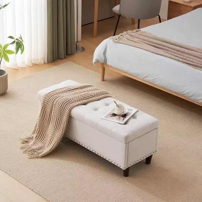 Karl Home Upholstered Storage Ottoman