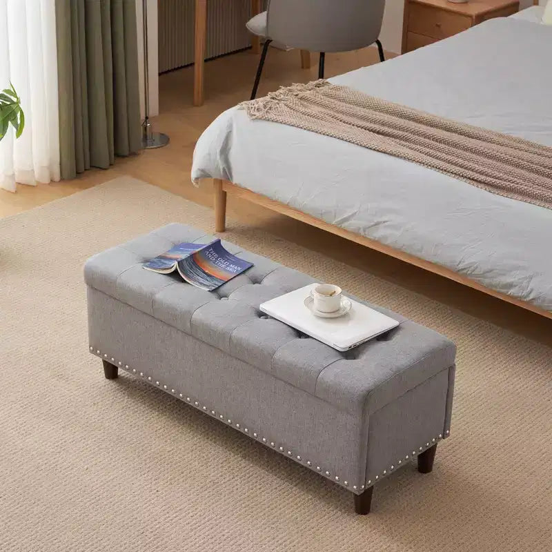 Karl Home Upholstered Storage Ottoman