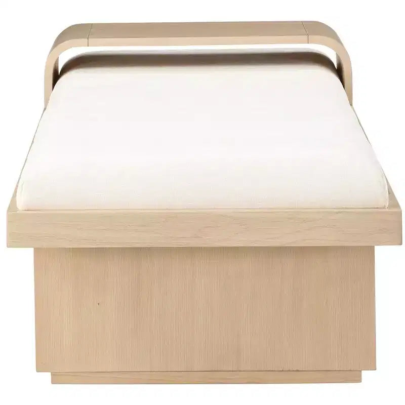 Meridian Furniture,Arlington Chenille Fabric Bench