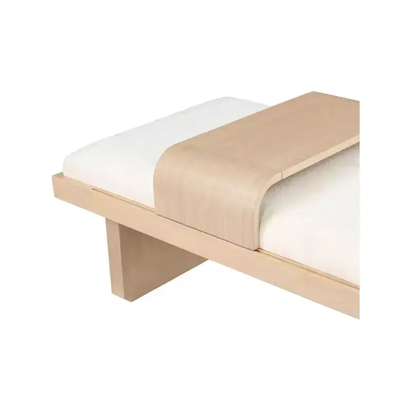 Meridian Furniture,Arlington Chenille Fabric Bench