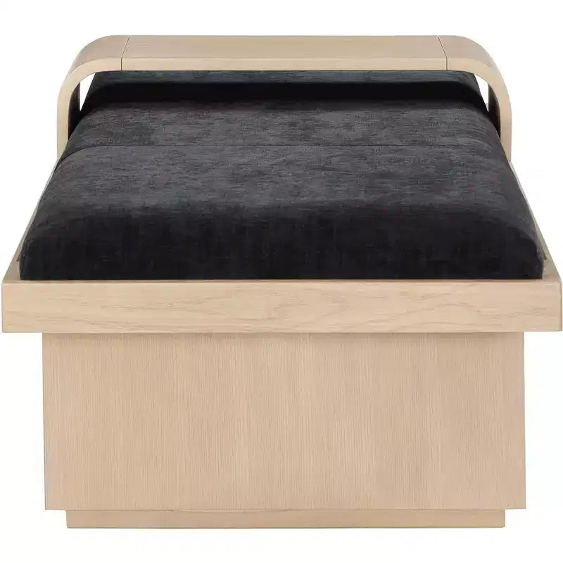 Meridian Furniture,Arlington Chenille Fabric Bench