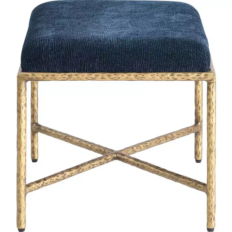 Meridian Furniture,Valley Chenille Fabric Bench