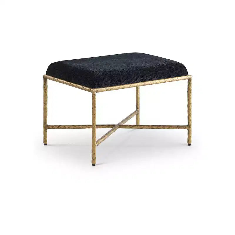 Meridian Furniture,Valley Chenille Fabric Bench