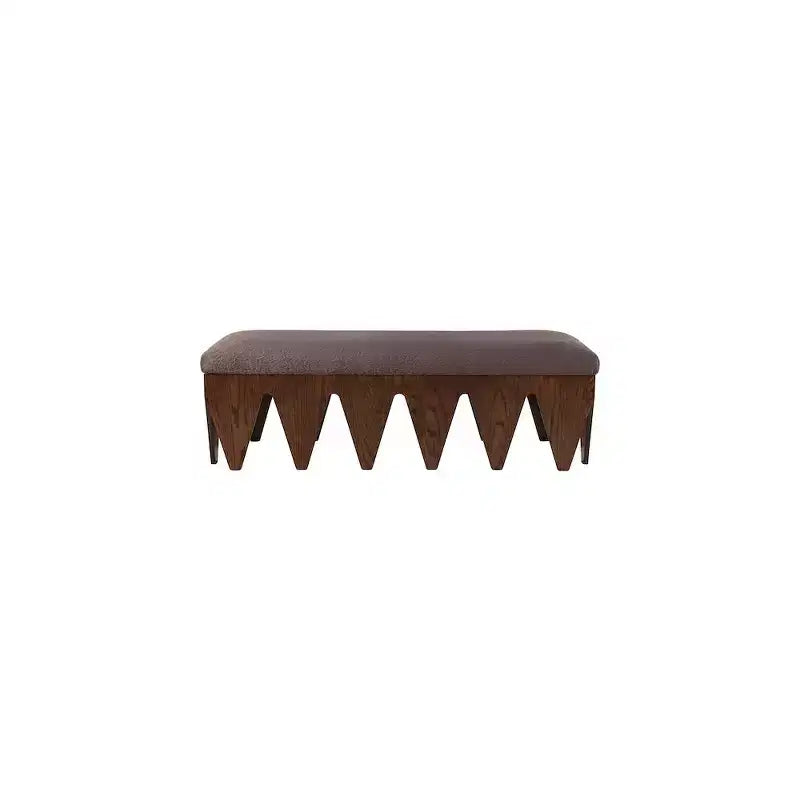 Meridian Furniture,Altair Velour Fur Fabric Bench