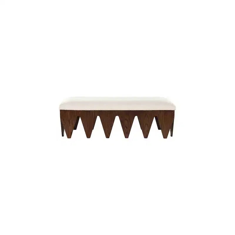 Meridian Furniture,Altair Velour Fur Fabric Bench