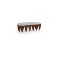Meridian Furniture,Altair Velour Fur Fabric Bench
