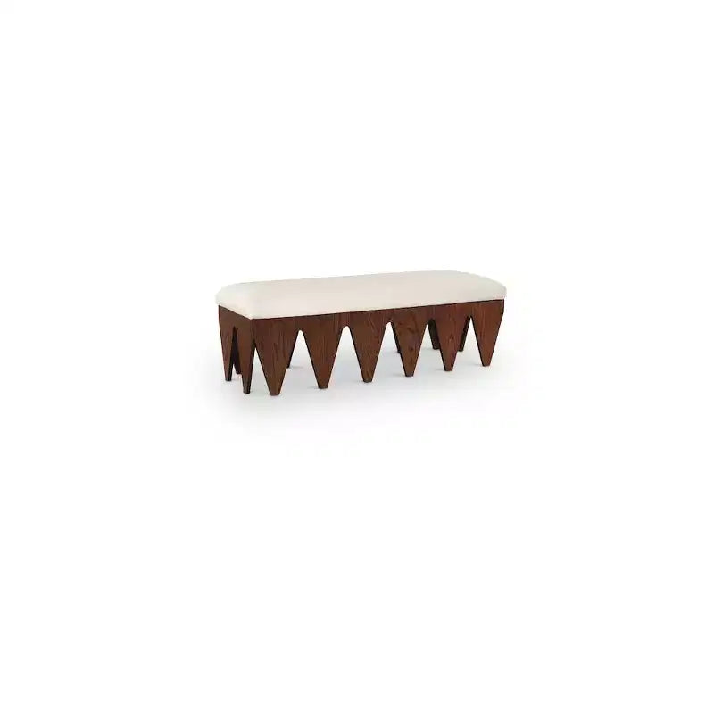 Meridian Furniture,Altair Velour Fur Fabric Bench