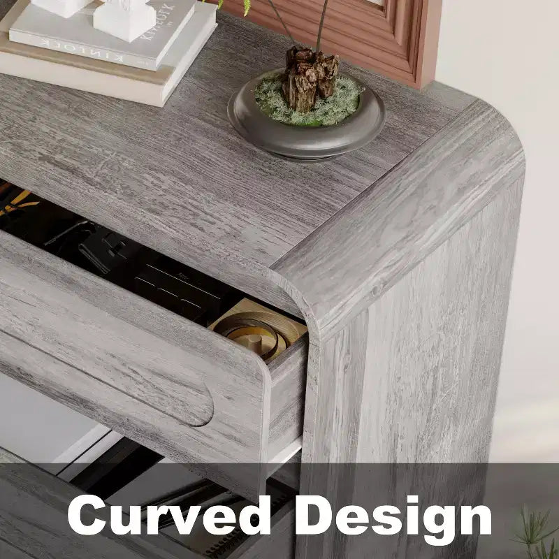 SOLACE FURNITURE 44 Tall 6 Dressers Drawers & Chest of Drawers with Pre-installed Slides