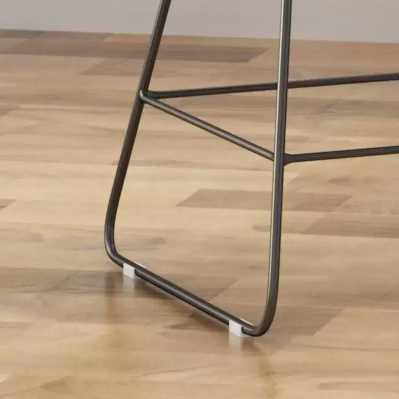 GDFStudio Hawkes Modern Iron 26.50 Inch Counter Stools with Cushions (Set of 2)