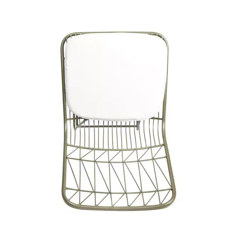 GDFStudio Hawkes Modern Iron 26.50 Inch Counter Stools with Cushions (Set of 2)