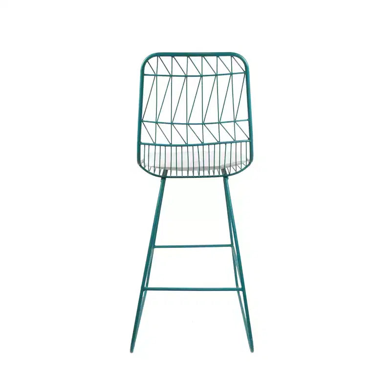 GDFStudio Hawkes Modern Iron 26.50 Inch Counter Stools with Cushions (Set of 2)