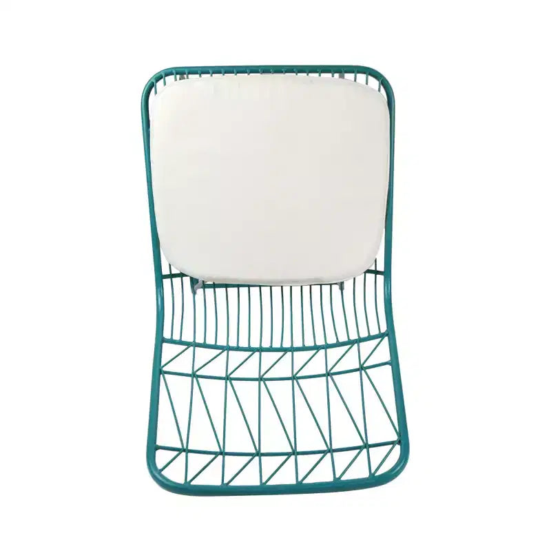 GDFStudio Hawkes Modern Iron 26.50 Inch Counter Stools with Cushions (Set of 2)