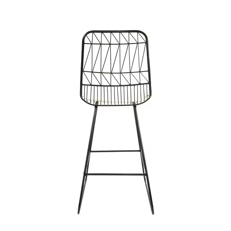 GDFStudio Hawkes Modern Iron 26.50 Inch Counter Stools with Cushions (Set of 2)
