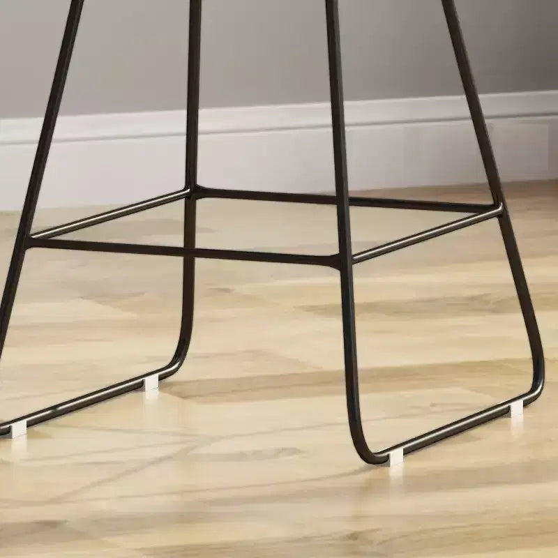GDFStudio Hawkes Modern Iron 26.50 Inch Counter Stools with Cushions (Set of 2)