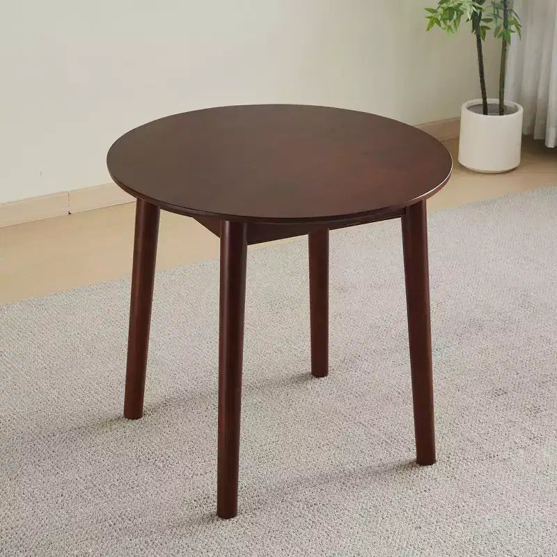 Okak Round/Rectangular Dining Table Solid Wood Kitchen Table Dining Table for 4 for Dining Room, Small Space