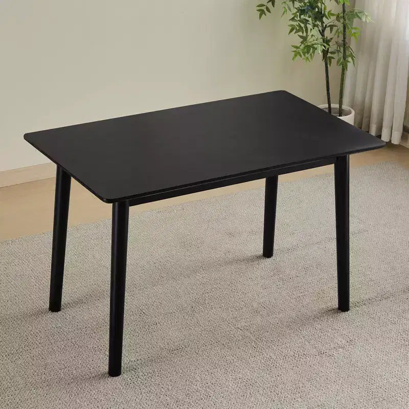 Okak Round/Rectangular Dining Table Solid Wood Kitchen Table Dining Table for 4 for Dining Room, Small Space