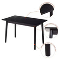 Okak Round/Rectangular Dining Table Solid Wood Kitchen Table Dining Table for 4 for Dining Room, Small Space