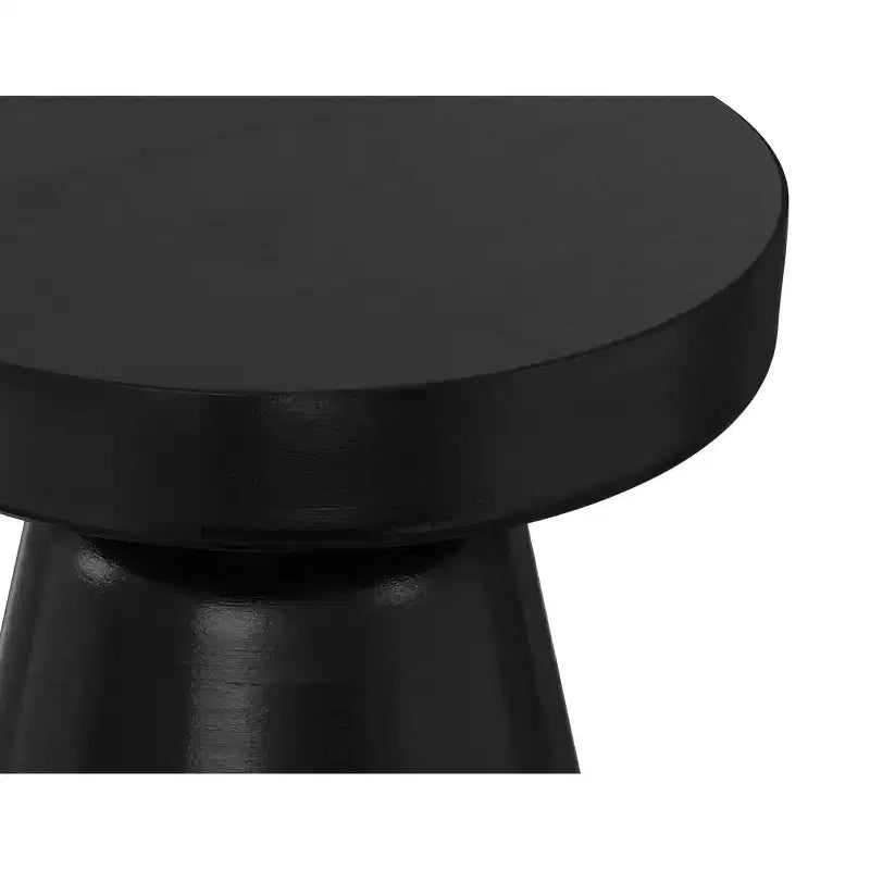 Krentz SOLID MANGO WOOD 16 inch Wide Round Boho Contemporary Rustic Accent Table, Fully Assembled
