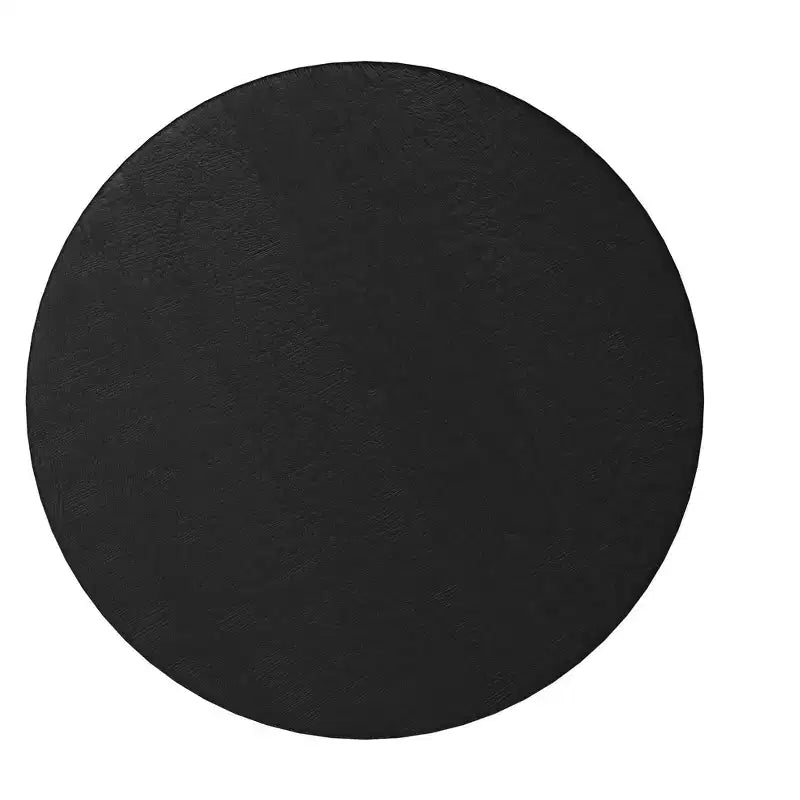 Willis 13 inch Wide Solid Mango Contemporary V-Chisel Accent Table in Black, Assembled