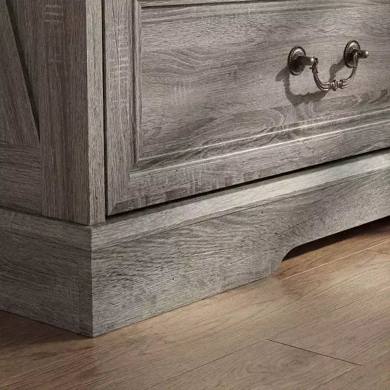 Famapy 9-Drawer Rustic Dresser with Antique Bronze Handles,Large Capacity Bedroom/Entryway Storage,Farmhouse Chest of Drawers