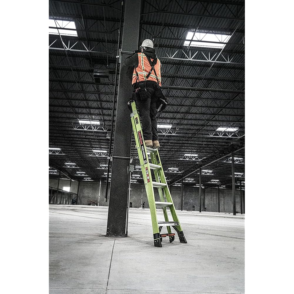 Little Giant Ladder Systems 13908-071 King Kombo 3-in-1 Ladder, 8 Ft, Green