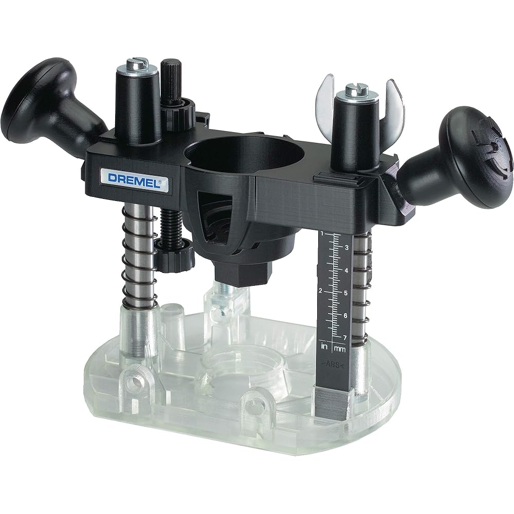 Dremel 4300-9/64 Rotary Tool Kit with Flex Shaft9 Attachments &amp; 64 AccessoriesEngraver, Router, Sander, and Polisher &amp; 335-01 Rotary Tool Plunge Router Attachment – Perfect for Wood