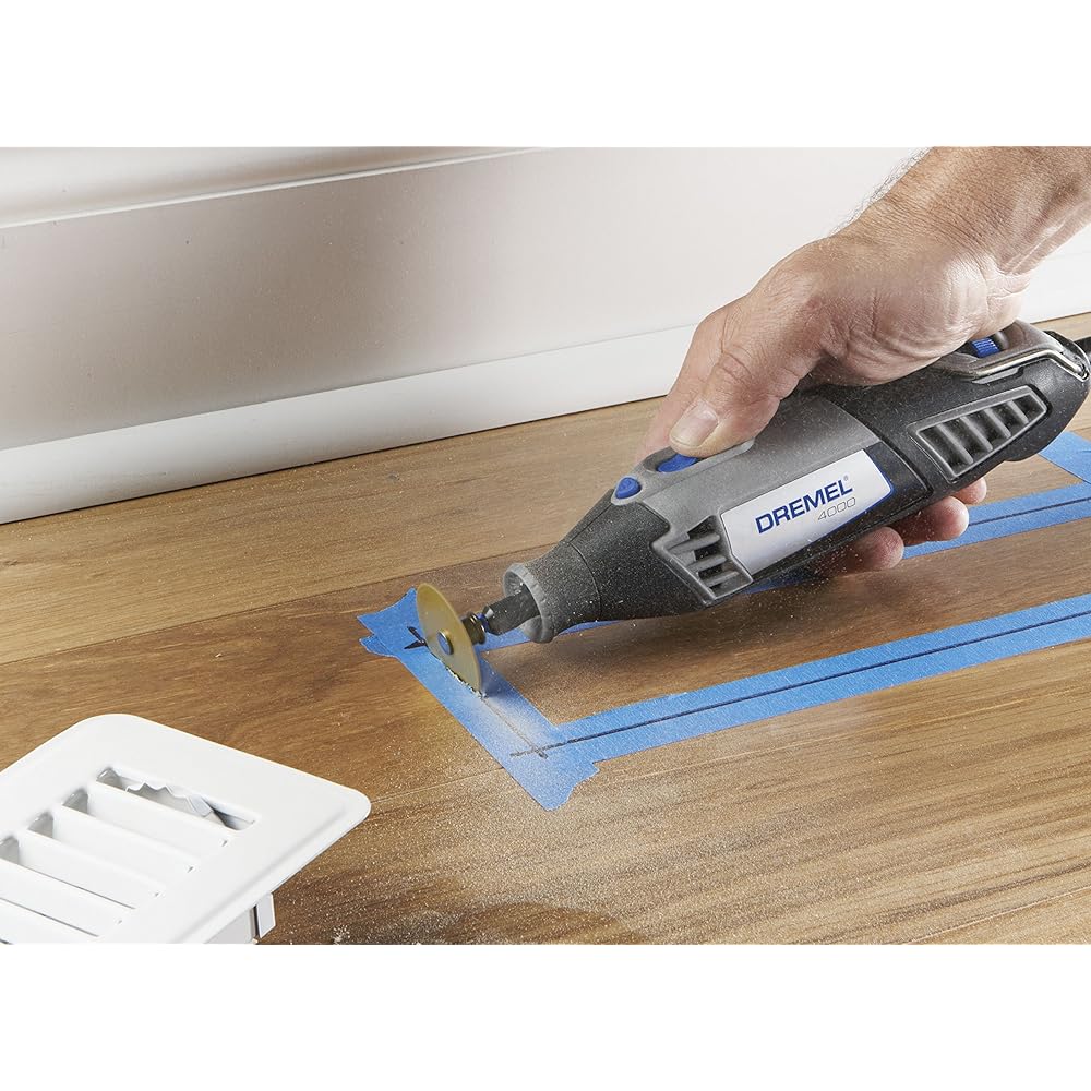 Dremel EZ725 All-Purpose Accessory Storage Kit, 70-Piece with Flex Shaft Rotary Tool Attachment with Comfort Grip and 36” Long Cable