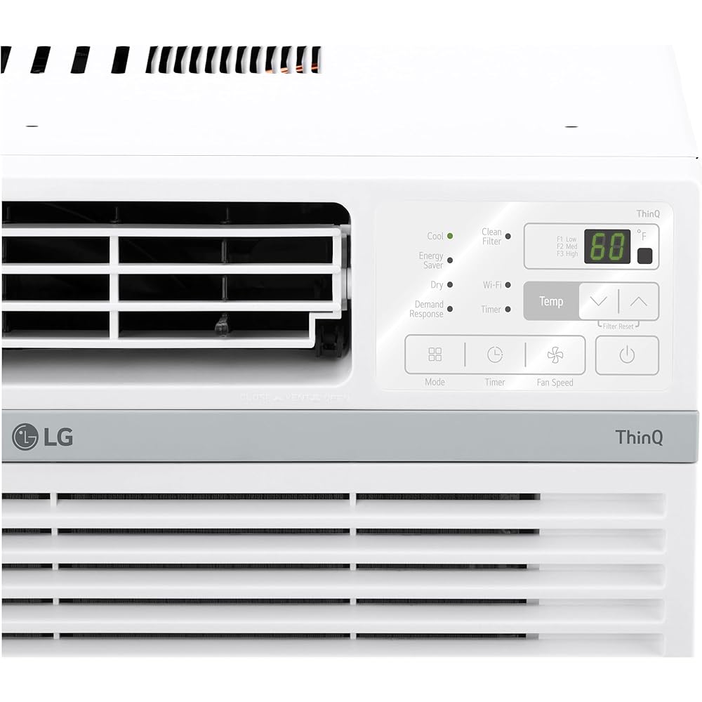 LG LW1024RSM 10,000 BTU Smart Wi-Fi Window Air Conditioner, 115V, White