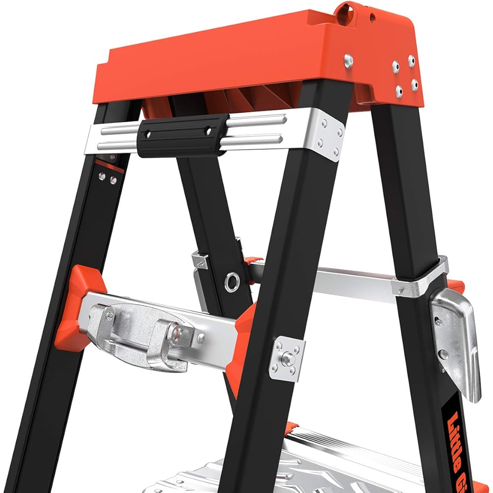 Little Giant Ladders, Select Step, 5-8 foot, Stepladder, Fiberglass, Type 1AA, 375 lbs weight rating, (15130-001) Little Giant Ladder