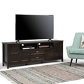 Portland TV Stand for TVs up to 80" Mahogany Brown - WyndenHall