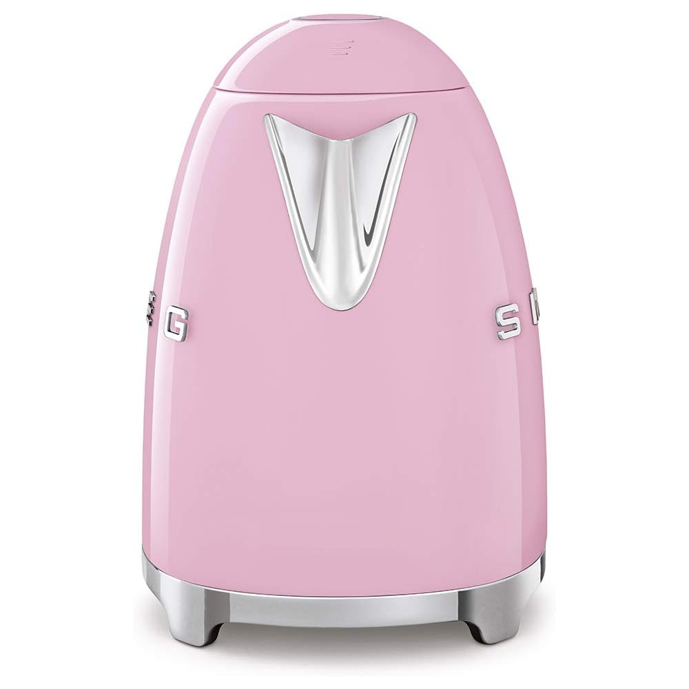SMEG 50's Retro Style Electric Water Kettle with Automatic Shutoff, Removable Base, and Water Indicator, KLF03PKUS, Pink