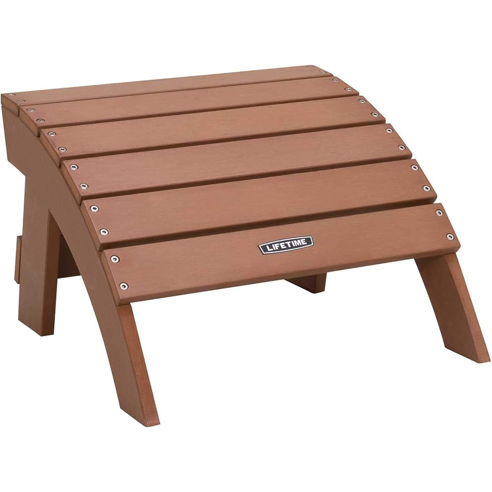 Lifetime 60245 Adirondack Ottoman, Brown